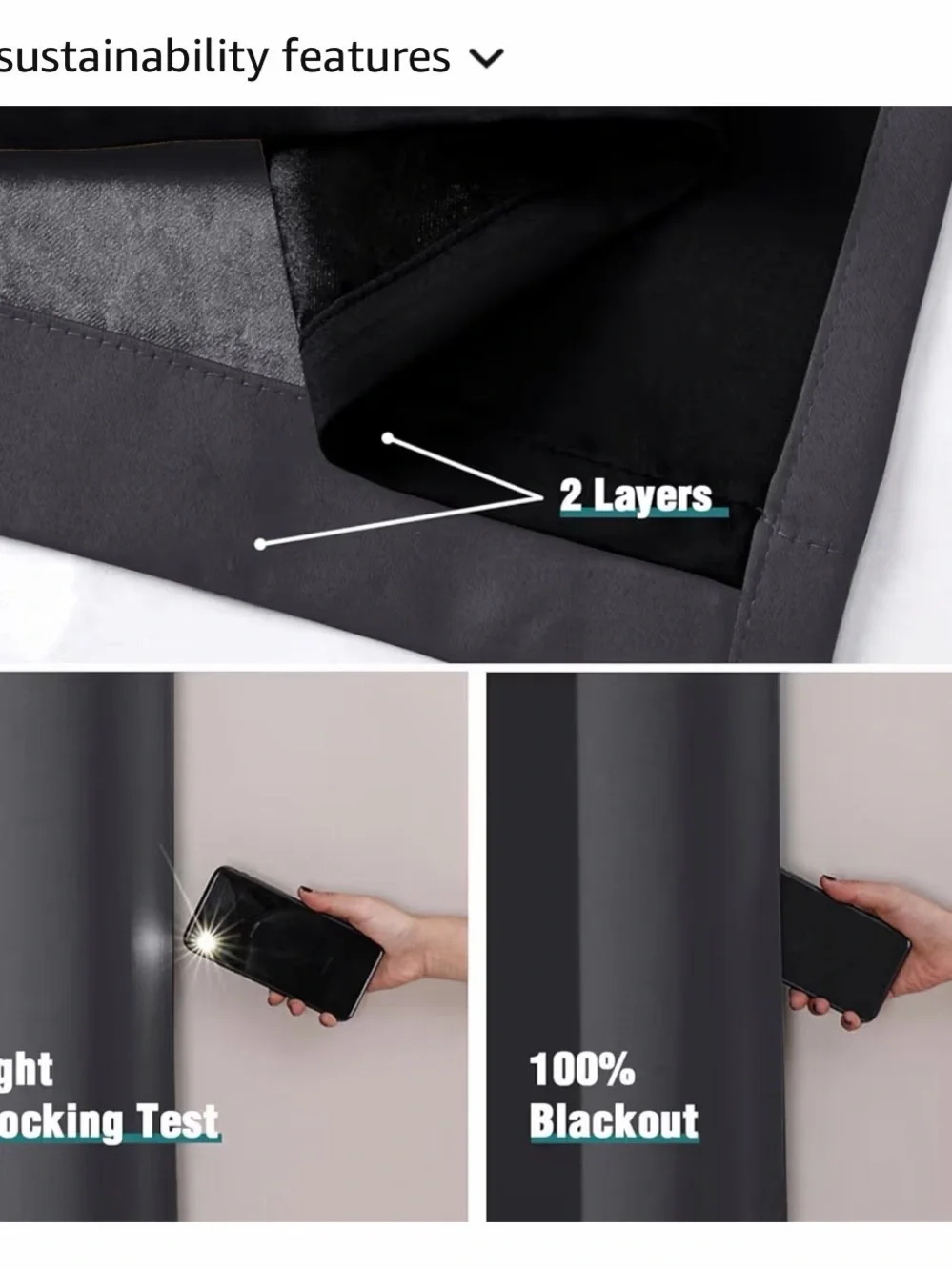ChrisDowa 100% Blackout Curtains [2 panel pack]